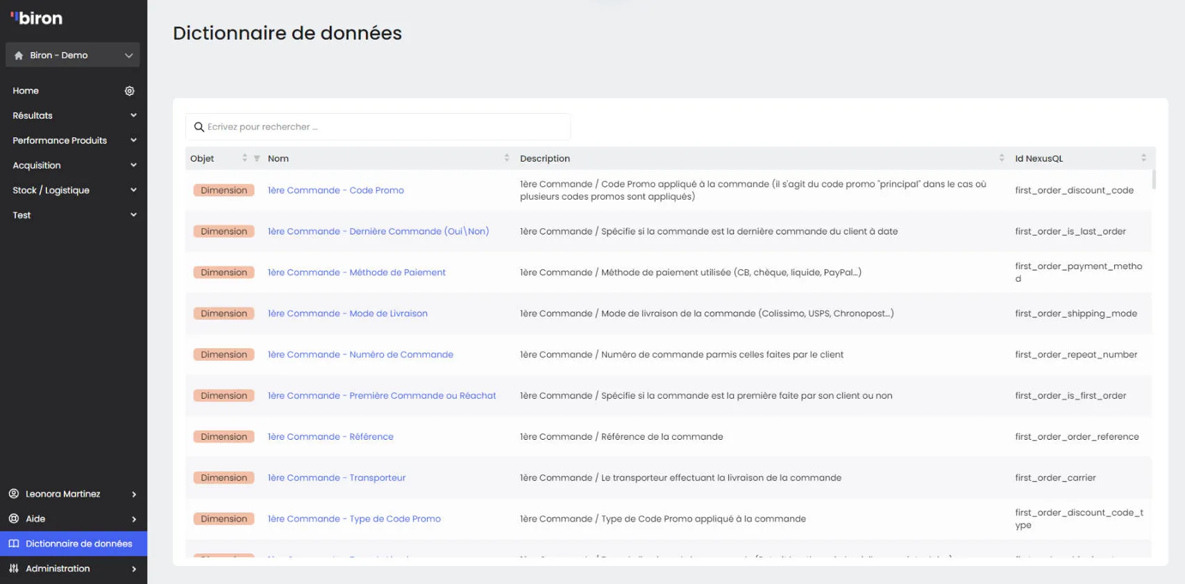Dictionnaire